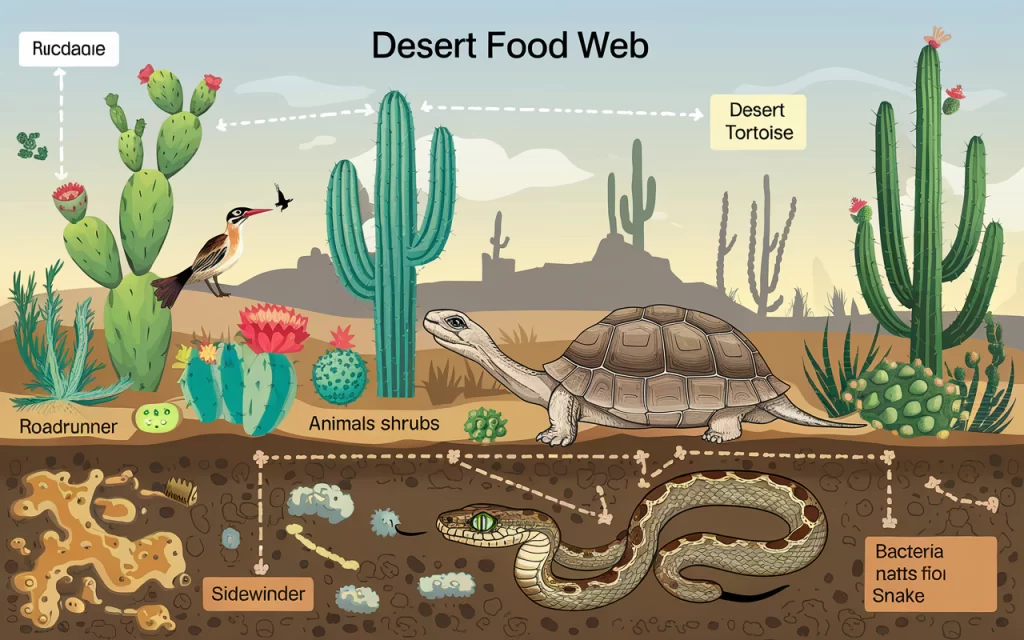 Food Web for the Desert: How Creatures Thrive Against All Odds